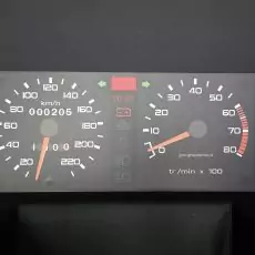 Cadre Aluminium compteur Peugeot 205 GTI